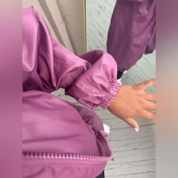 A New Day • Femme Rain Jacket - Periwinkle / Bomber Tunic Length - Picture 6 of 9